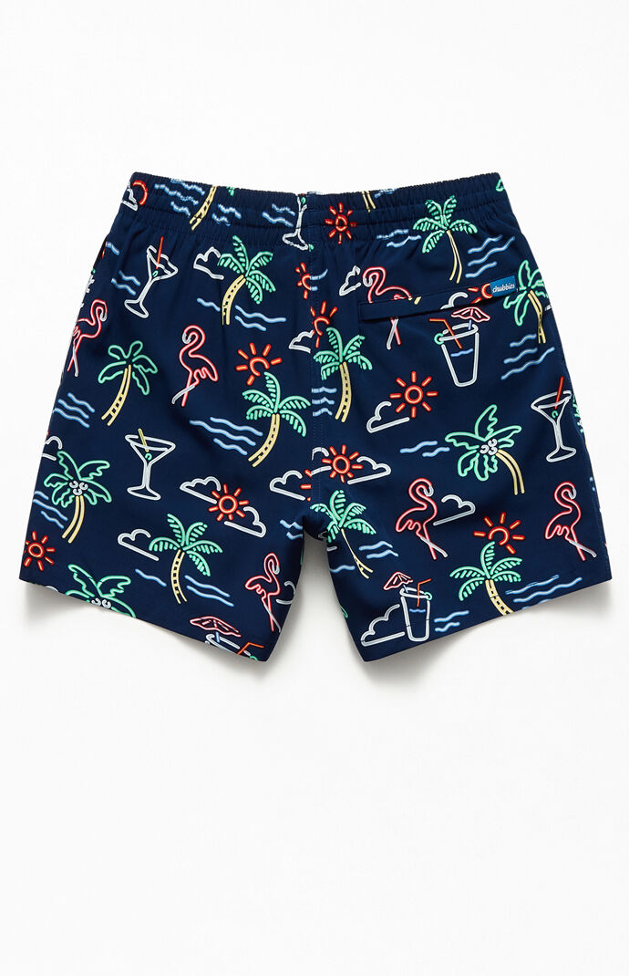 Neon Lights 15" Swim Trunks