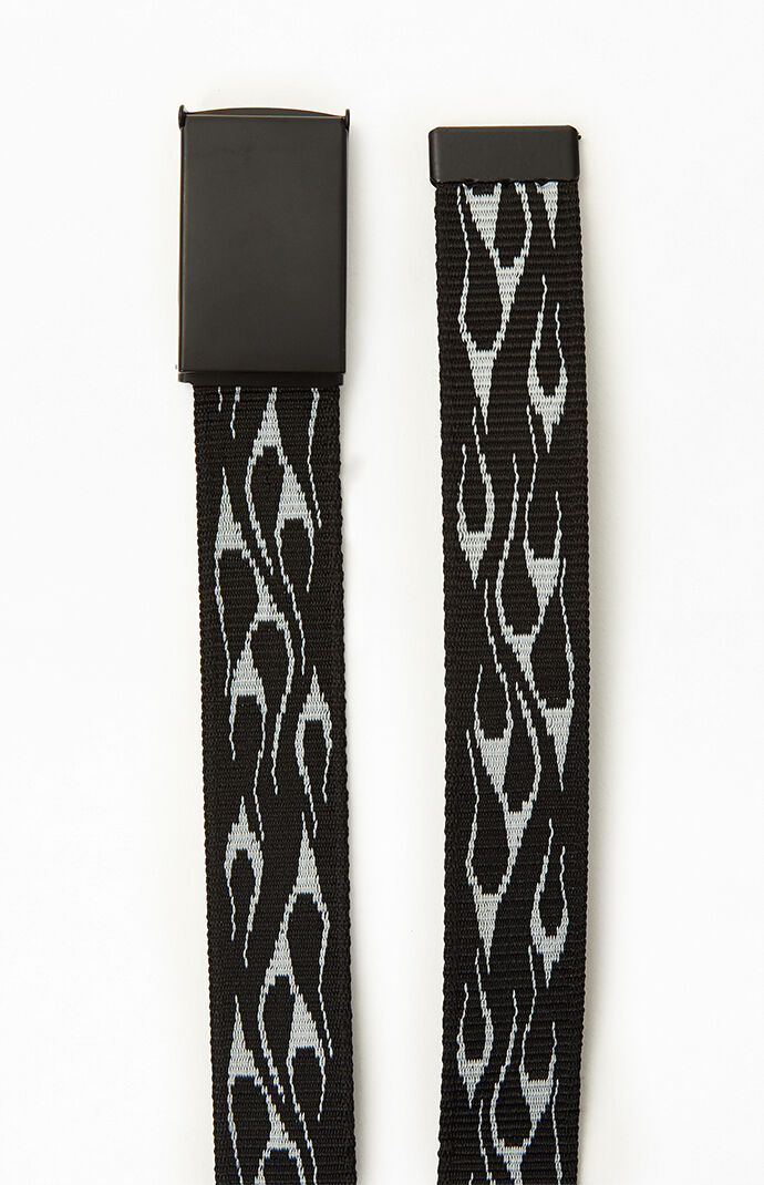 Flame Webbed Belt