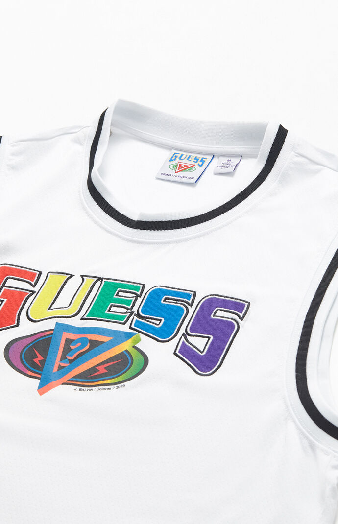 Guess X J Balvin Basketball Jersey Pacsun