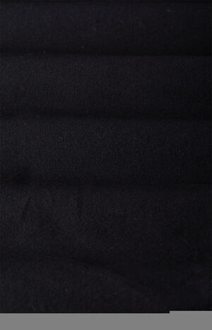 Women's Jet Black Reverse Fleece Half Zip Mock Neck Sweatshirt image number 7