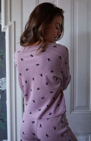 By PacSun Thermal Pajama Set image number 7