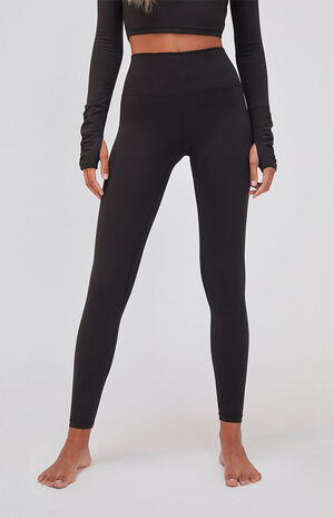 PAC WHISPER Black Active Franchise Yoga Pants image number 2
