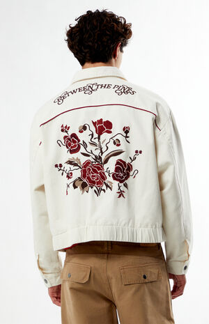 Western Floral Embroidered Gas Jacket image number 4