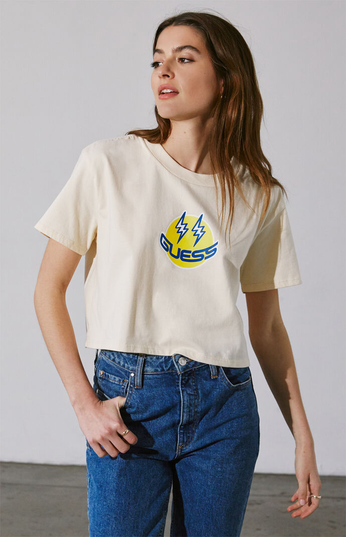 x J Balvin Cropped Smile T-Shirt