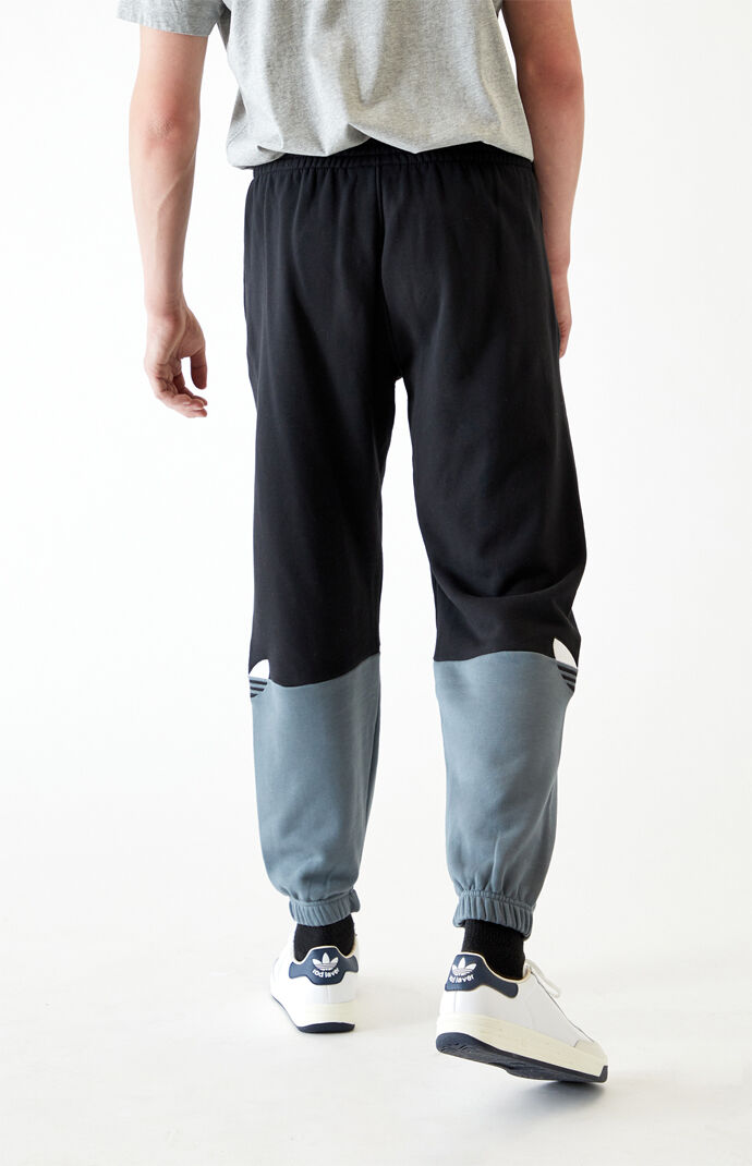 Black & Blue Adicolor Sliced Trefoil Sweatpants