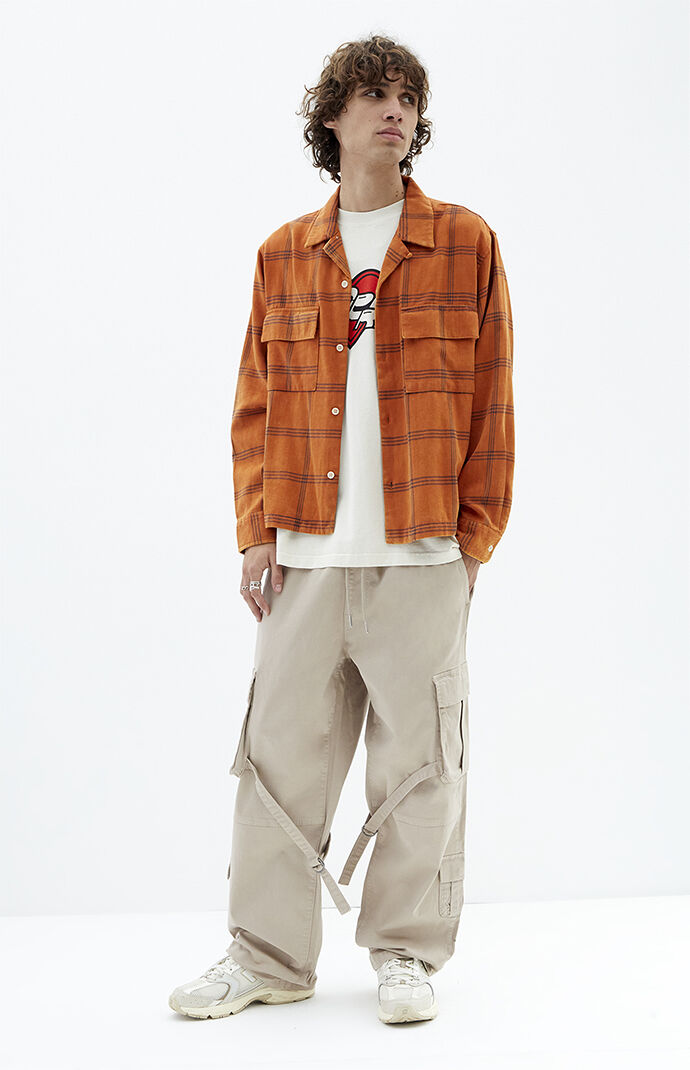 Tan Skinny Jogger Pants