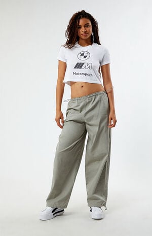 BMW Motorsport Vintage Cropped T-Shirt image number 3