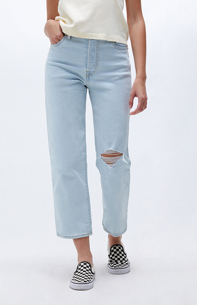 Levi's Space Ripple Ribcage Straight 