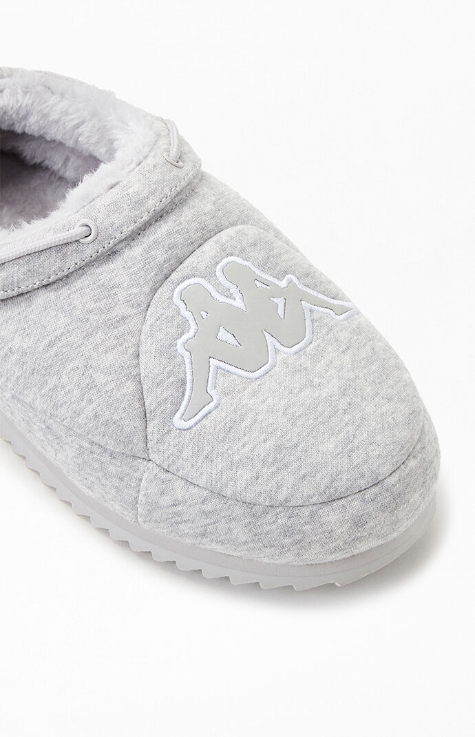 Grey Logo Tasin Adjustable Slip-On Shoes