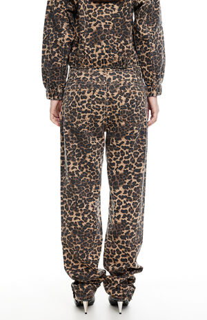 Leopard Carmela Straight Leg Jeans image number 3