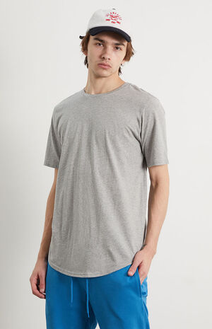 Heather Gray Scallop T-Shirt image number 2