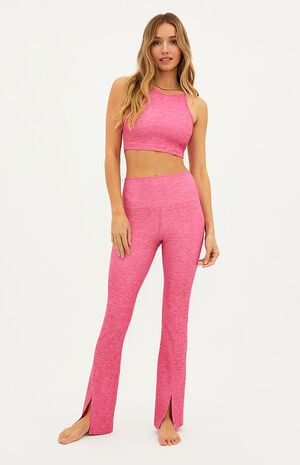 Active Pink Alani Ribbed Leggings image number 1