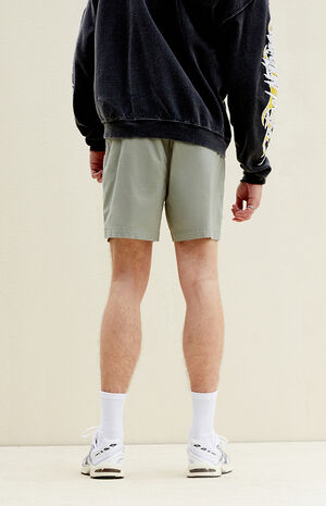 Olive Trey Volley Shorts image number 5