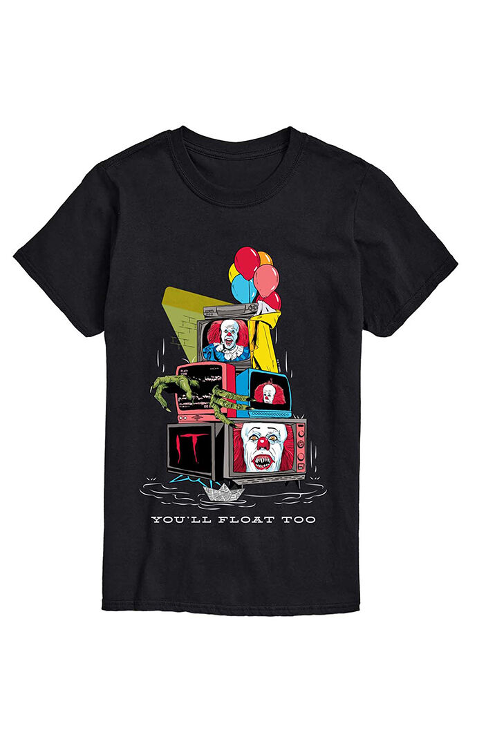 Hybrid Apparel IT Movie TV Stack T-Shirt