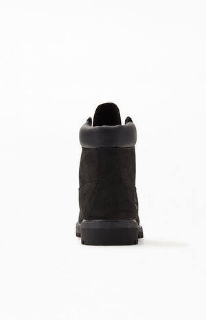 Black Premium Waterproof Leather Boots image number 3