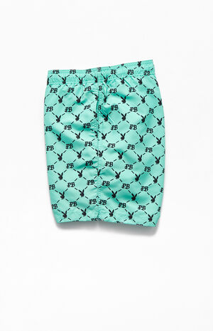 By PacSun Monogram 17" Swim Trunks image number 3