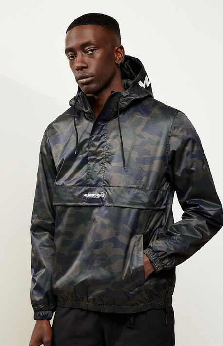 Camo Half-Zip Anorak
