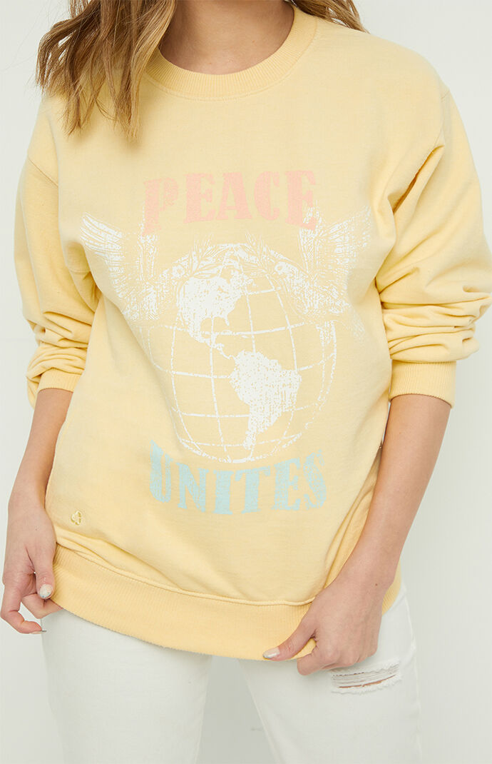 Peace Unites Recycled Crew Neck Sweatshirt