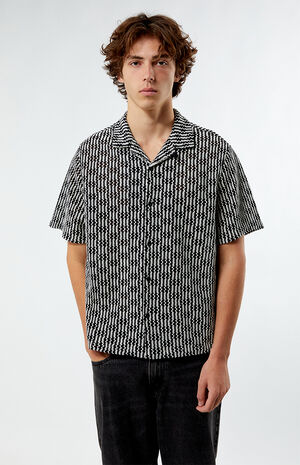 Woven Oversized Camp Shirt image number 1