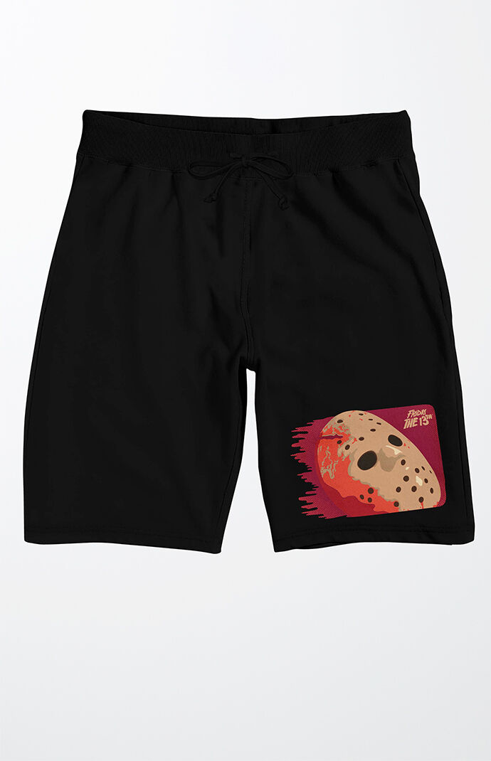 PacSun Friday the 13th Hockey Mask Sweat Shorts