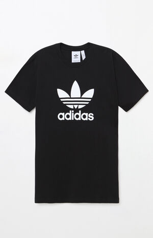 adidas Trefoil Black T-Shirt | PacSun