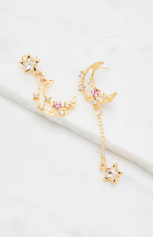 Moon Mismatch Earrings image number 3