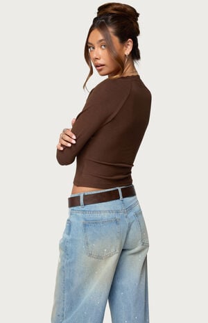 Shanah Lacey Henley Top image number 3