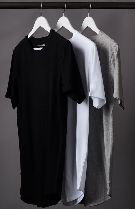 Three Pack Scallop T-Shirts