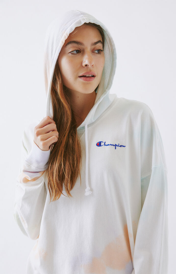Champion cloud dye hoodie hot sale