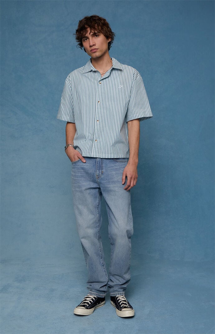 Pacsun Cade Straight Jeans Medium Blue