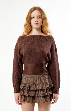 Plaid Tiered Mini Skort image number 3