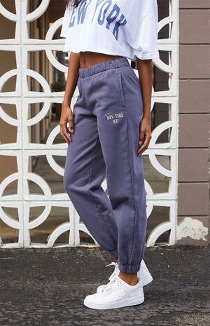 Blue New York Sweatpants Blue New York Sweatpants image number null