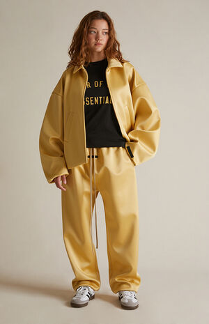 Women's Amber Satin Bomber Jacket image number 6