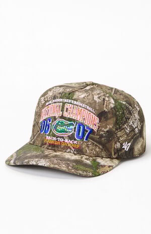 Florida Gators Camo Back To Back Hitch Snapback Hat image number 4