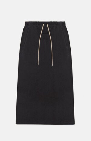 Women's Jet Black Maxi Skirt image number 1