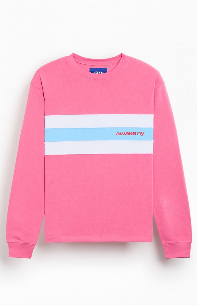 Awake NY Striped Long Sleeve T-Shirt