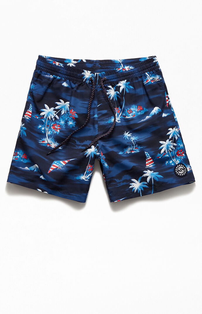 Uncle Sam 17" Swim Trunks