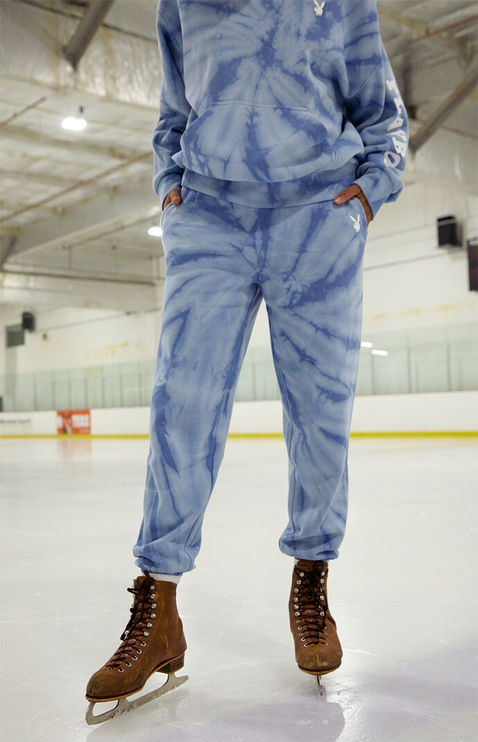 Blue Tie Dye Sweatpants Pacsun on Sale 