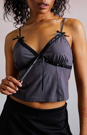 Jordan Ribbon V-Neck Tank Top image number 2