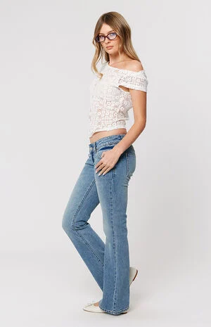 Selena 00 Kick Flare Jeans image number 2