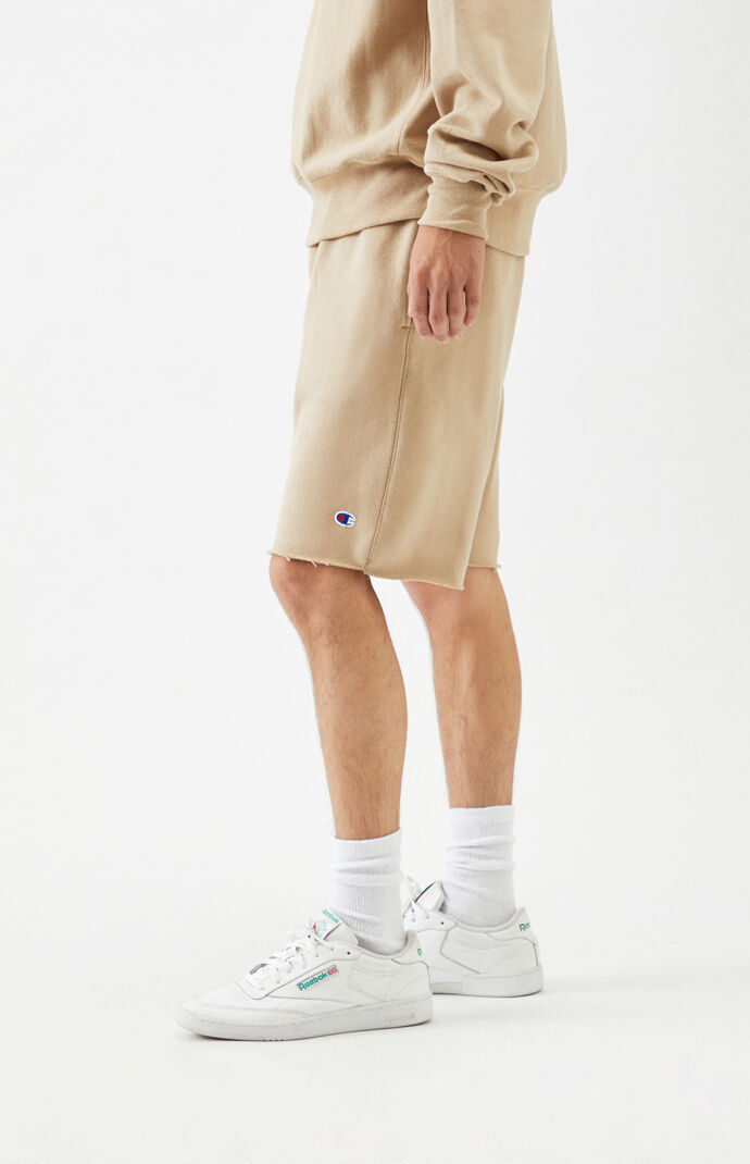 Reverse Weave Cutoff Sweat Shorts