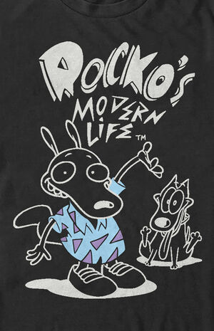 Rocko's Modern Life Outlined T-Shirt Rocko's Modern Life Outlined T-Shirt image number null