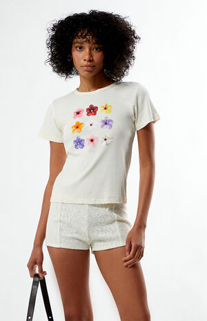 Assorted Flowers Skimmer T-Shirt image number 3