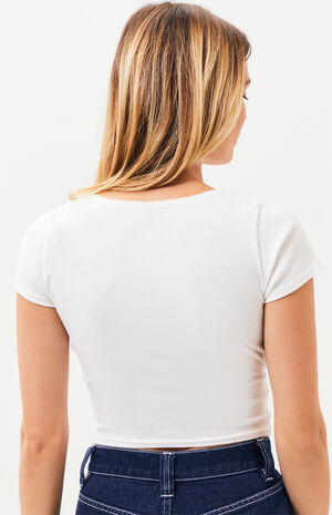 Surplice Wrap T-Shirt image number 4