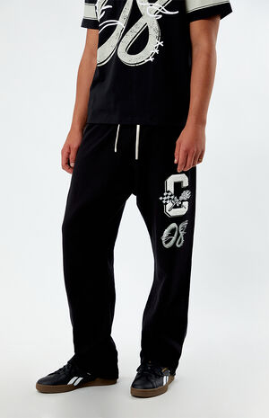 Too Fast Wide Leg Jogger Sweatpants image number 2