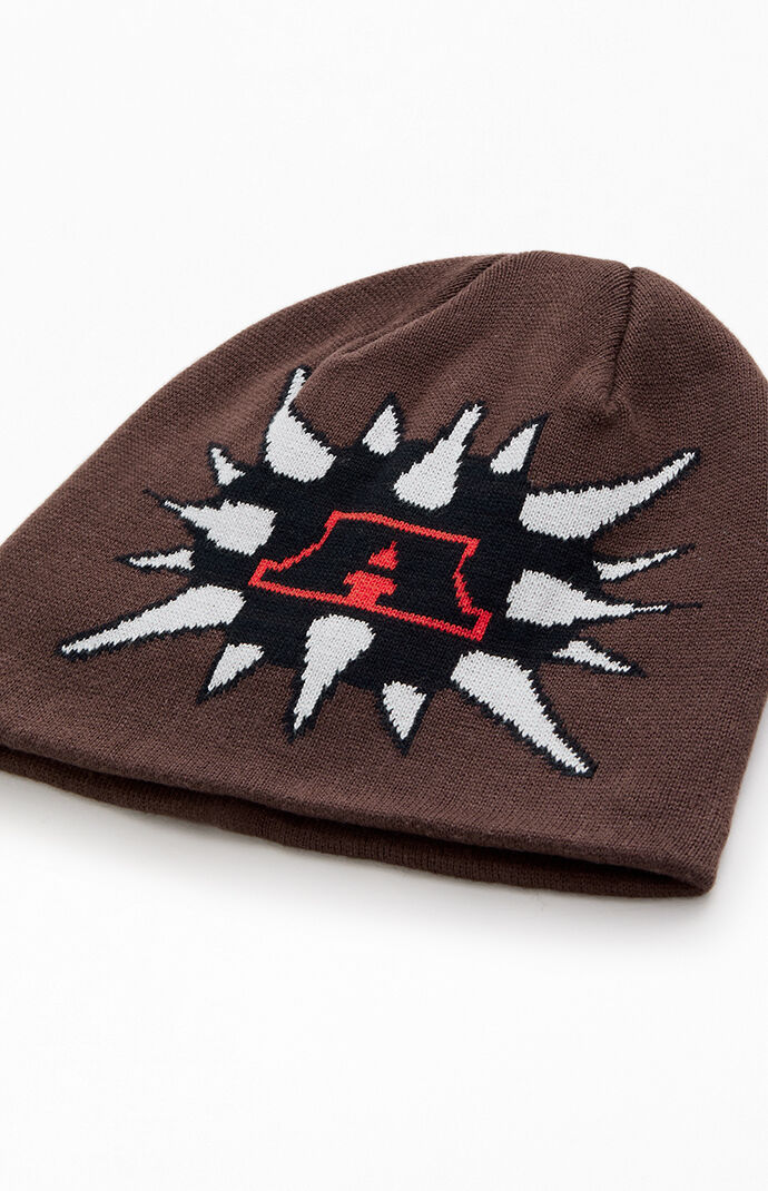 Awake NY Brown A Bomb Skully Beanie
