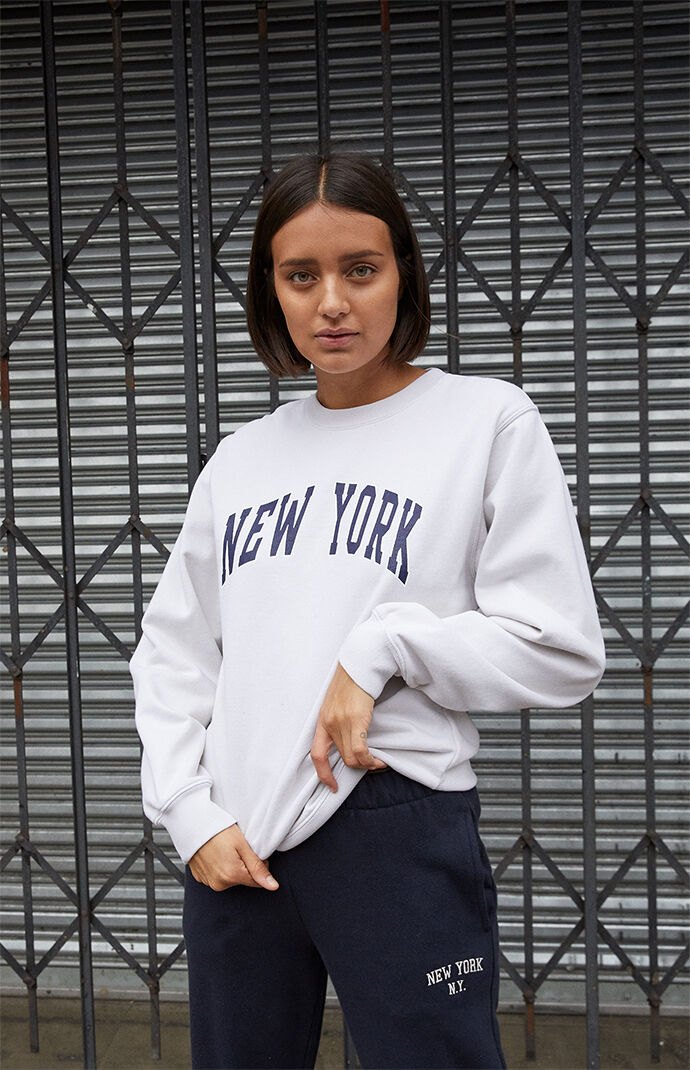 New York Crew Neck Sweatshirt