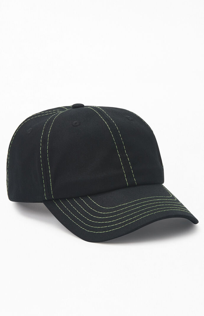 Contrast Stitch Strapback Dad Hat