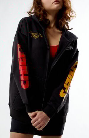 NFL Wild Collective x PacSun Kansas City Chiefs Zip Up Hoodie image number 3