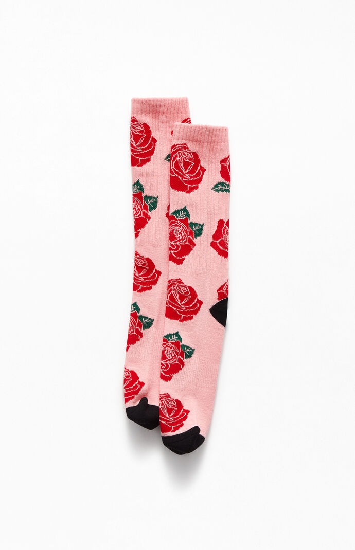 Rose Crew Socks
